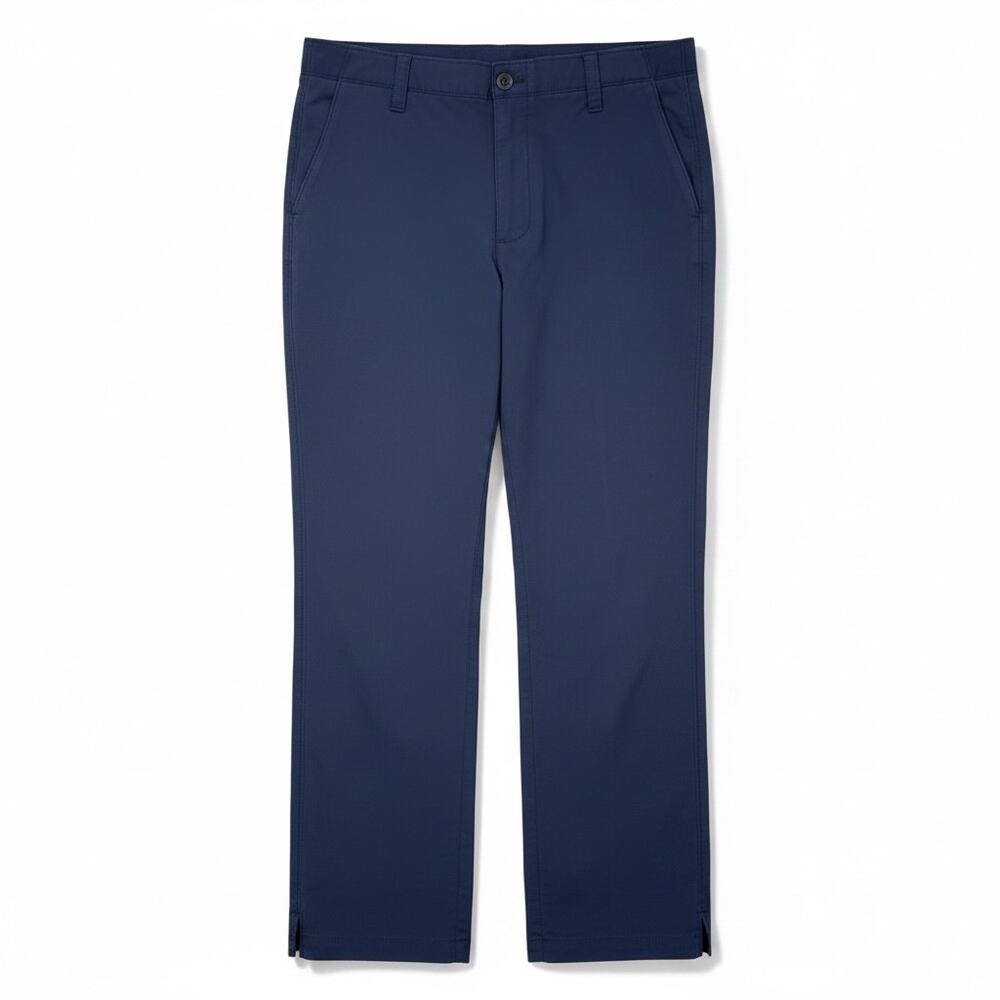 UNDER ARMOUR Men's GOLF PANTS Blue FLAT FRONT Size 38x30